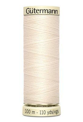 Gutermann Sew-All Thread 100m 3ct- Eggshell