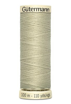 Gutermann Sew-All Thread 100m 3ct- Cornsilk