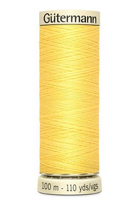 Gutermann Sew-All Thread 100m 3ct- Lemon Peel