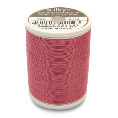 Sulky Cotton Thread 30wt 500yd 3ct Romantic Rose
