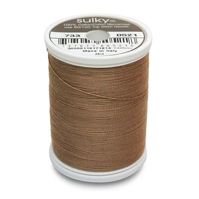 Sulky Cotton Thread 30wt 500yd 3ct Nutmeg