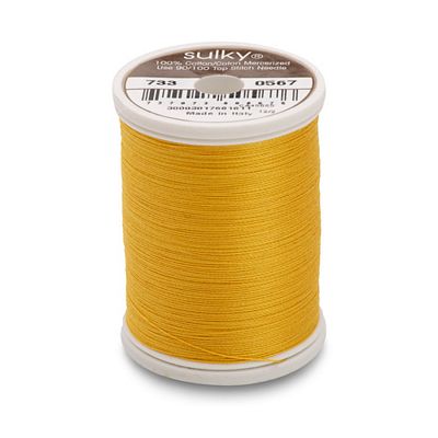 Sulky Cotton Thread 30wt 500yd 3ct Butterfly Gold