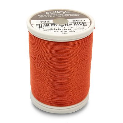 Sulky Cotton Thread 30wt 500yd 3ct Sunset