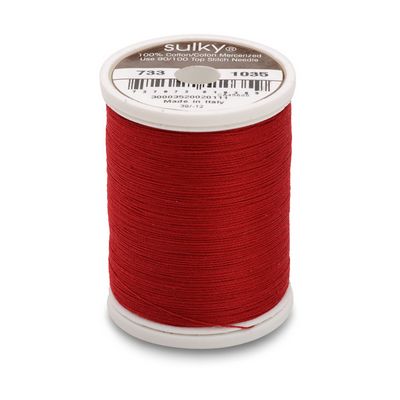 Sulky Cotton Thread 30wt 500yd 3ct Dark Burgundy