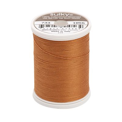 Sulky Cotton Thread 30wt 500yd 3ct Medium Tawny Tan
