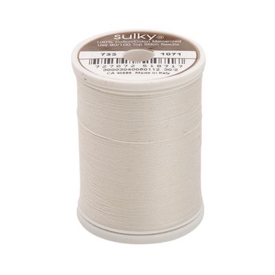 Sulky Cotton Thread 30wt 500yd 3ct Off White