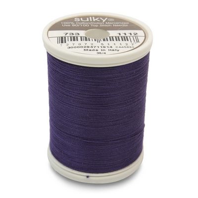 Sulky Cotton Thread 30wt 500yd 3ct Royal Purple