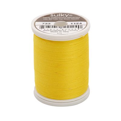 Sulky Cotton Thread 30wt 500yd 3ct Sun Yellow