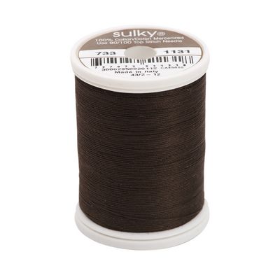 Sulky Cotton Thread 30wt 500yd 3ct Cloister Brown
