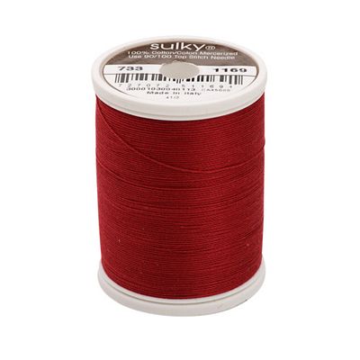 Sulky Cotton Thread 30wt 500yd 3ct Bayberry Red