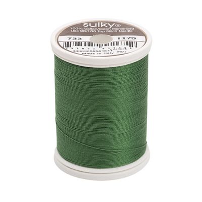 Sulky Cotton Thread 30wt 500yd 3ct Dark Avocado