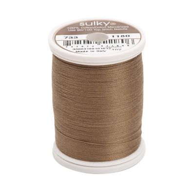 Sulky Cotton Thread 30wt 500yd 3ct Medium Taupe