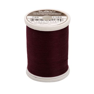 Sulky Cotton Thread 30wt 500yd 3ct Dark Chestnut