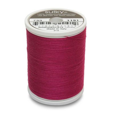 Sulky Cotton Thread 30wt 500yd 3ct Dark Rose