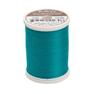 Sulky Cotton Thread 30wt 500yd 3ct Dark Teal