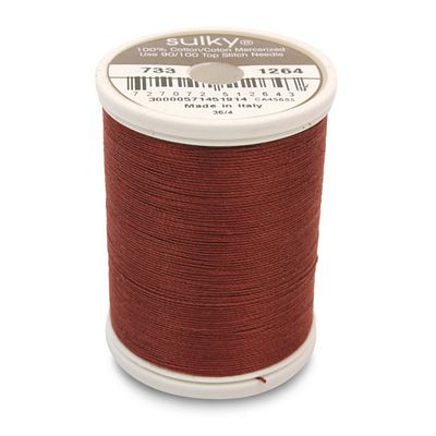 Sulky Cotton Thread 30wt 500yd 3ct Cognac