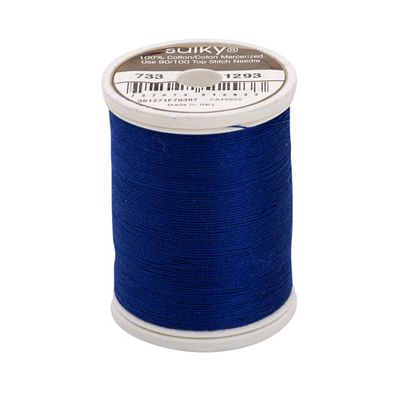 Sulky Cotton Thread 30wt 500yd 3ct Deep Nassau Blue