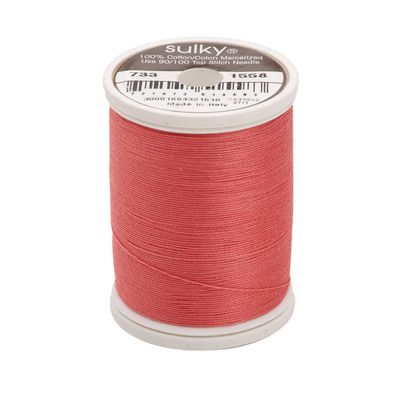 Sulky Cotton Thread 30wt 500yd 3ct Tea Rose