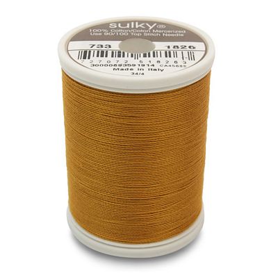 Sulky Cotton Thread 30wt 500yd 3ct Galley Gold