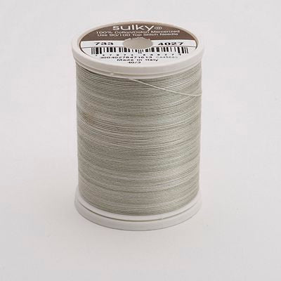 Sulky Blendables 30wt 500yd 3ct Silver Slate