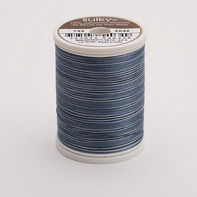 Sulky Blendables 30wt 500yd 3ct Soft Blacks