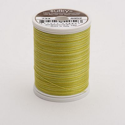 Sulky Blendables 30wt 500yd 3ct Lime Batik