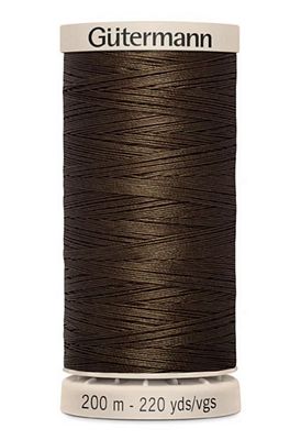 Gutermann Hand Quilting 40wt 200m 3ct -Chocolate