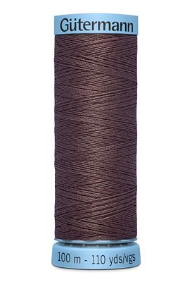 Gutermann Pure Silk Thread 100m 3ct- Mocha