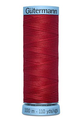 Gutermann Pure Silk Thread 100m 3ct- Red