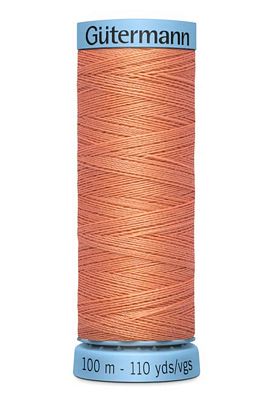 Gutermann Pure Silk Thread 100m 3ct- Peach Fuzz