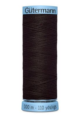 Gutermann Pure Silk Thread 100m 3ct- Chalkboard