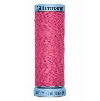 Gutermann Pure Silk Thread 100m 3ct- Dark Pink