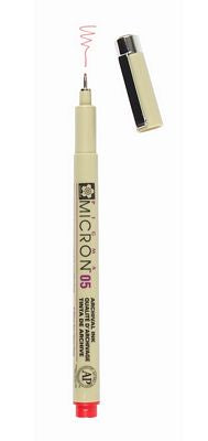 Micron Pen 05 .45mm Red
