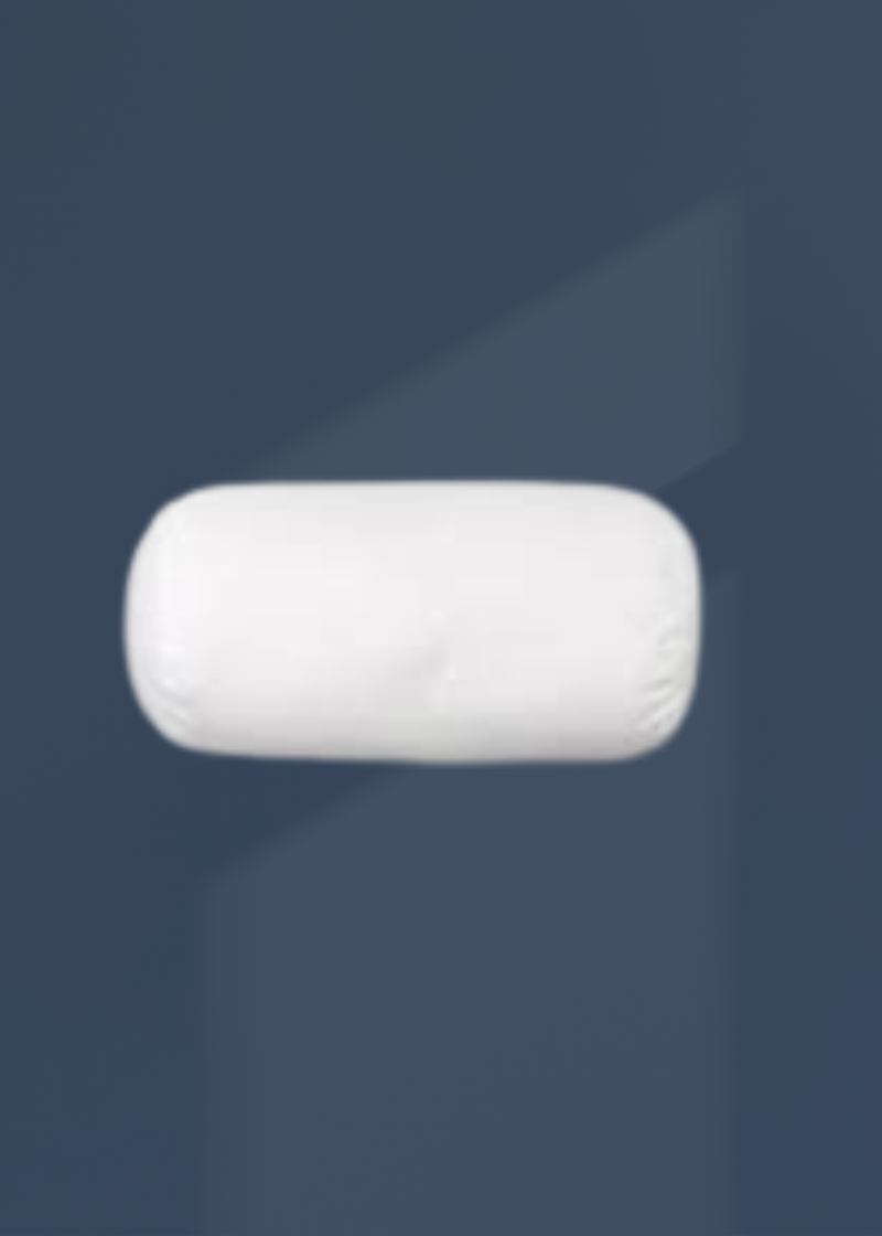 75% Feather/25% Down Round Pillow Insert - 14" - White