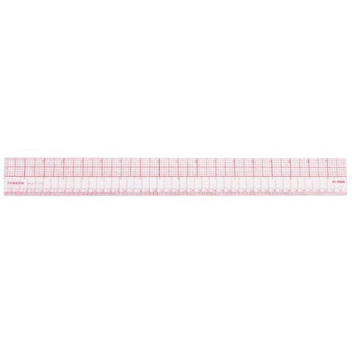 Red Eng/Met Gr Ruler - Generic #FG01-095PR