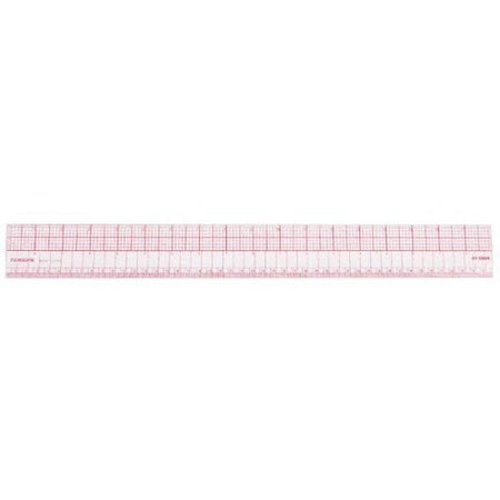 Red Eng/Met Gr Ruler - Generic #FG01-095PR