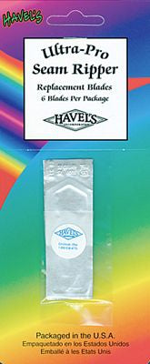 Havels Replacement Blades for Ultra-Pro Seam Ripper, 6/pk