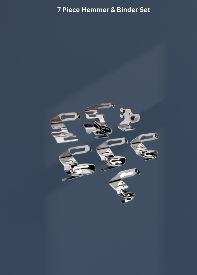 7 Piece Hemmer & Binder Set