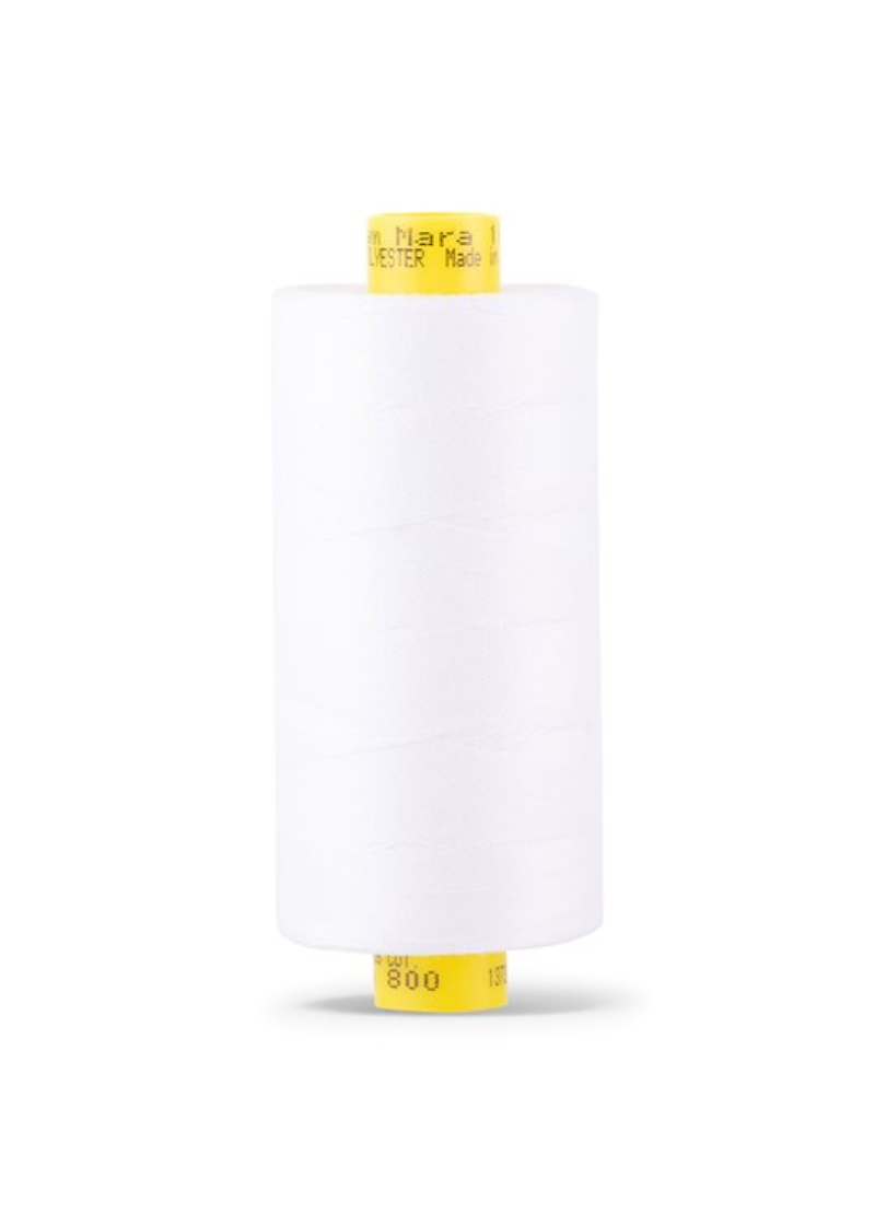 Gutermann Mara 100 Poly Core Thread – Poly-Wrapped Polyester, Tex 30, 1,093 Yards