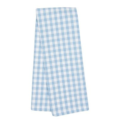 Dunroven House Ttwl, Small Check, Light Blue and White