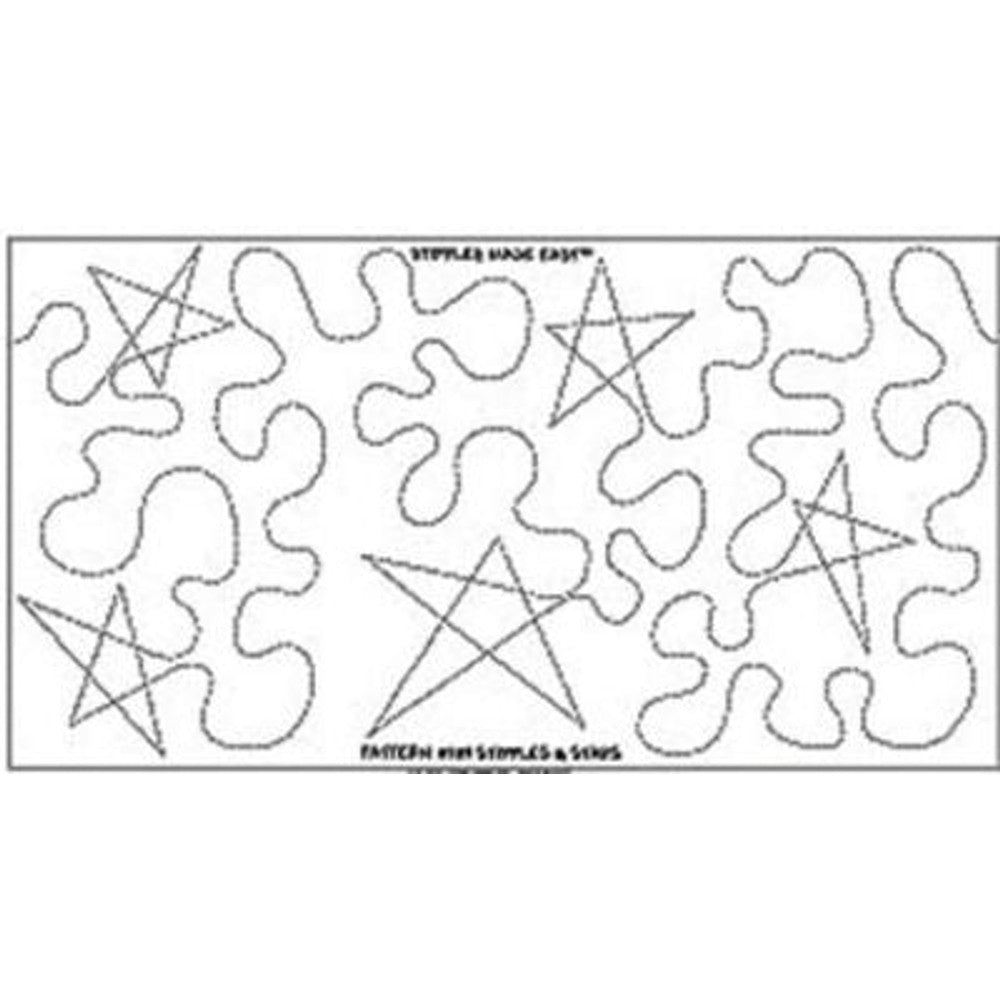 Borders Made Easy 9.5in Stipples & Stars Stipples Made Easy