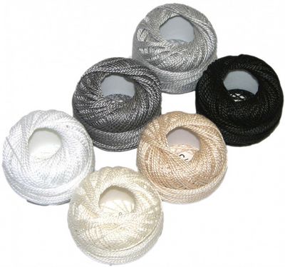Presencia Perle Cotton Thread Sampler Sz5 10gm 6ct Neutral