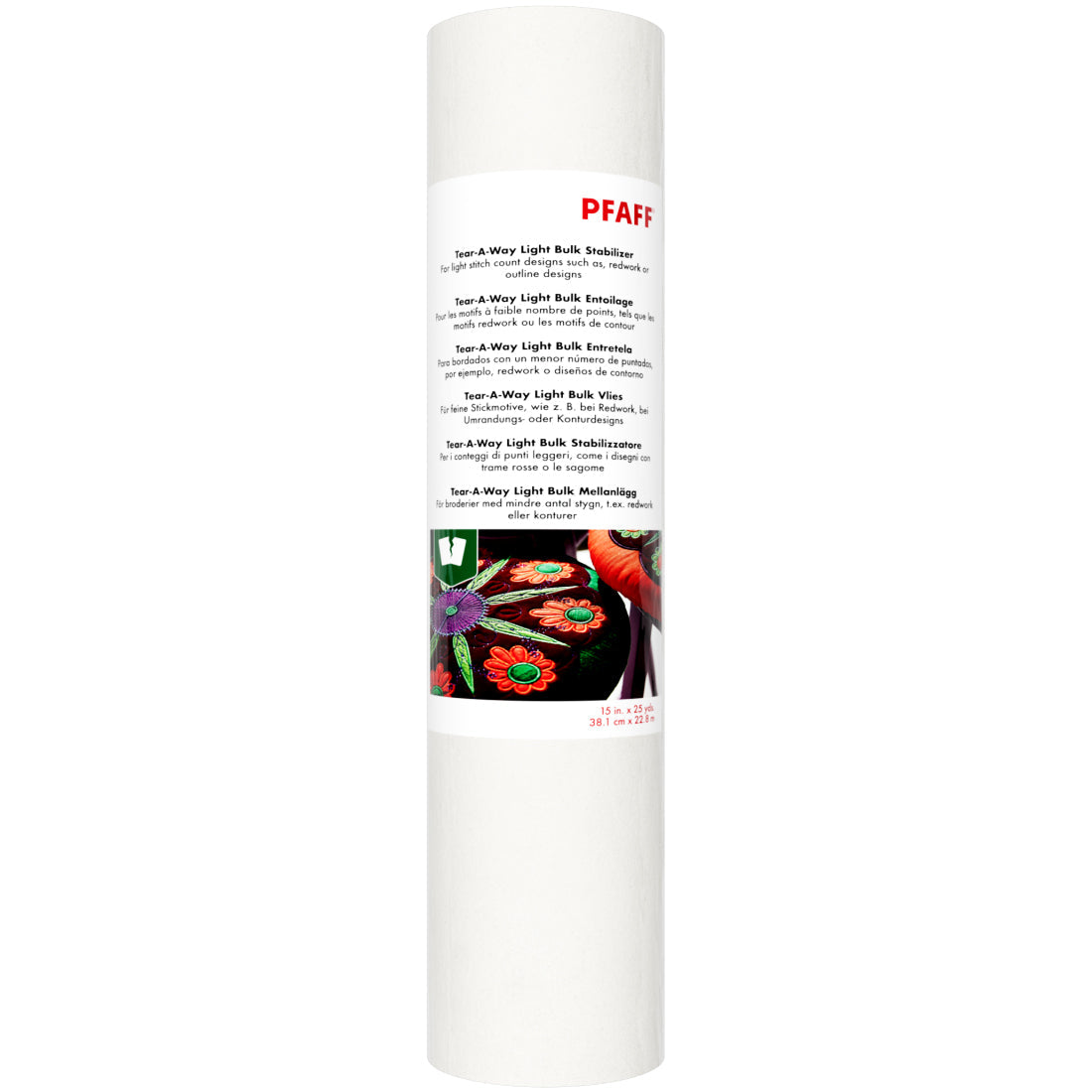 Pfaff Tear-A-Way Light Stabilizer - 15" x 25yds
