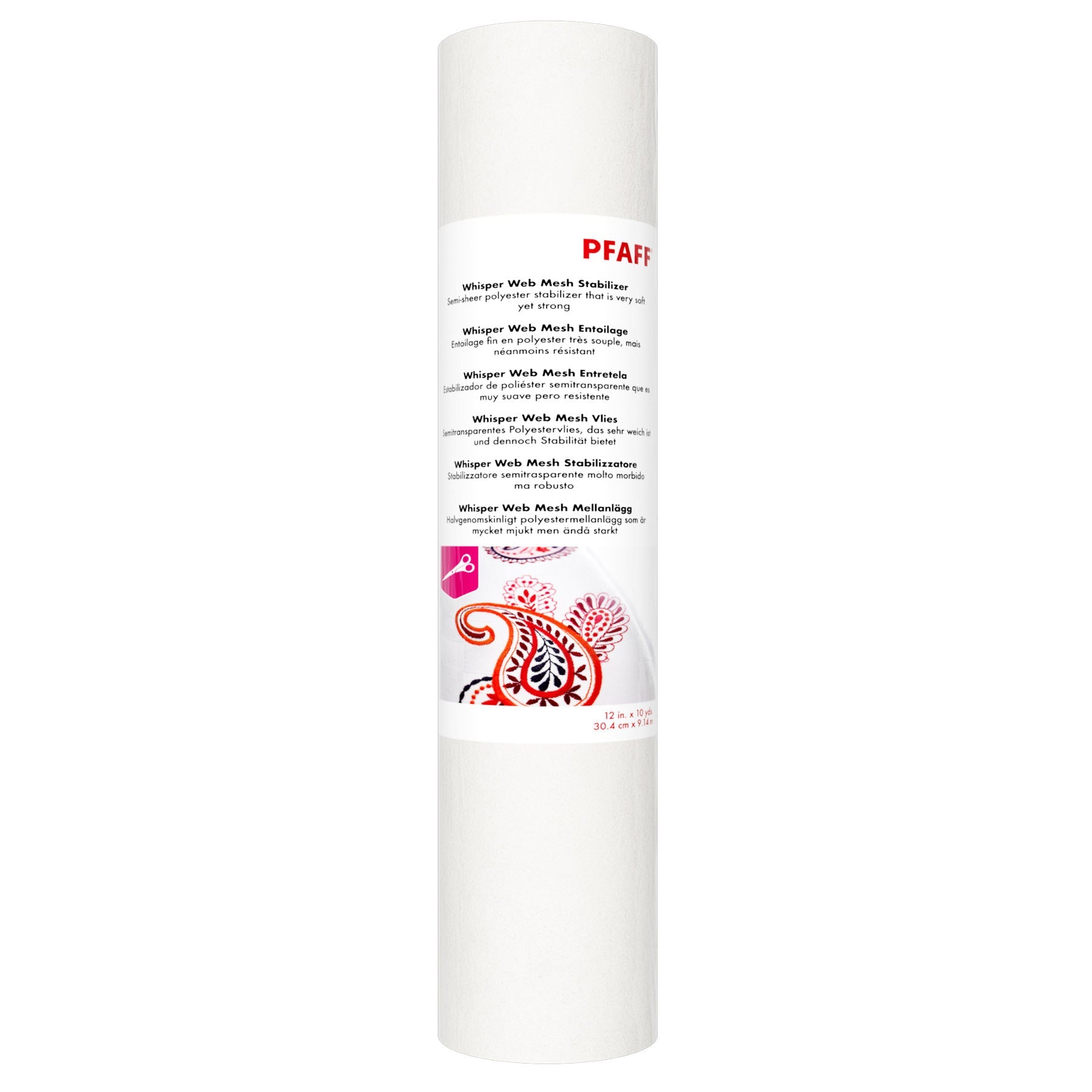 Pfaff Whisper Web Mesh Stabilizer - 12" X 10yds