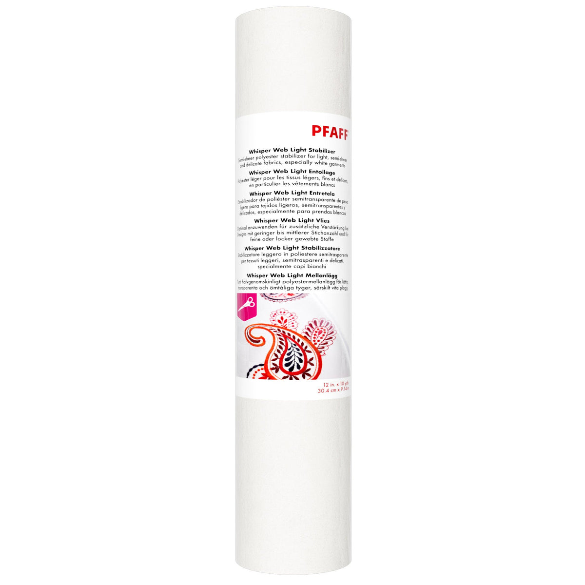 Pfaff Whisper Web Mesh Light Stabilizer - 12" x 10yds
