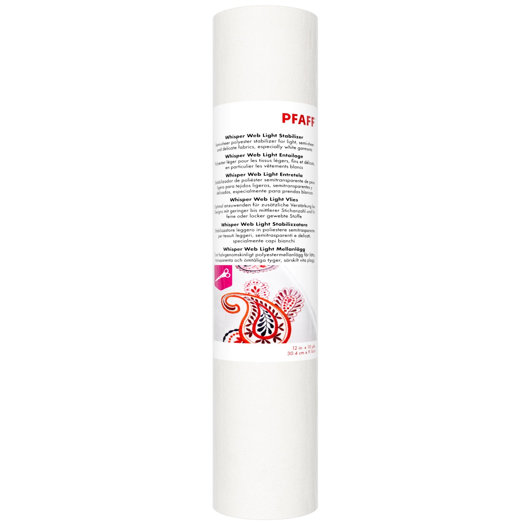 Pfaff Whisper Web Mesh Light Stabilizer - 12" x 10yds