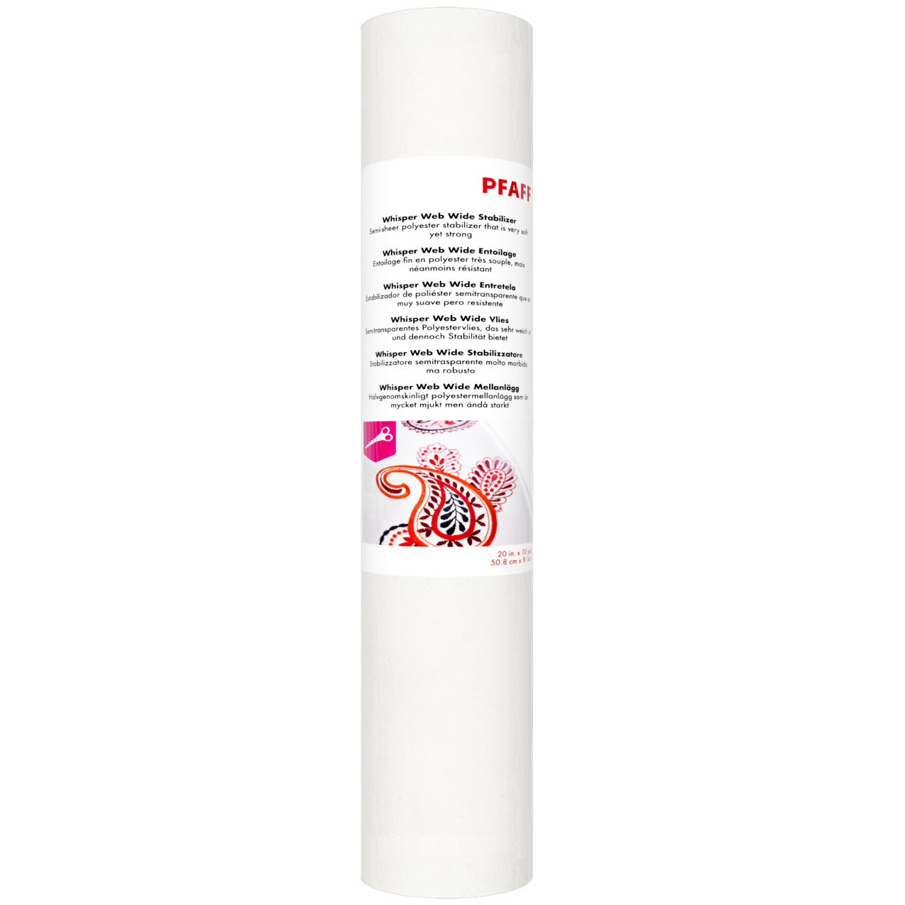 Pfaff Whisper Web Wide Mesh Stabilizer - 20" X 10yds