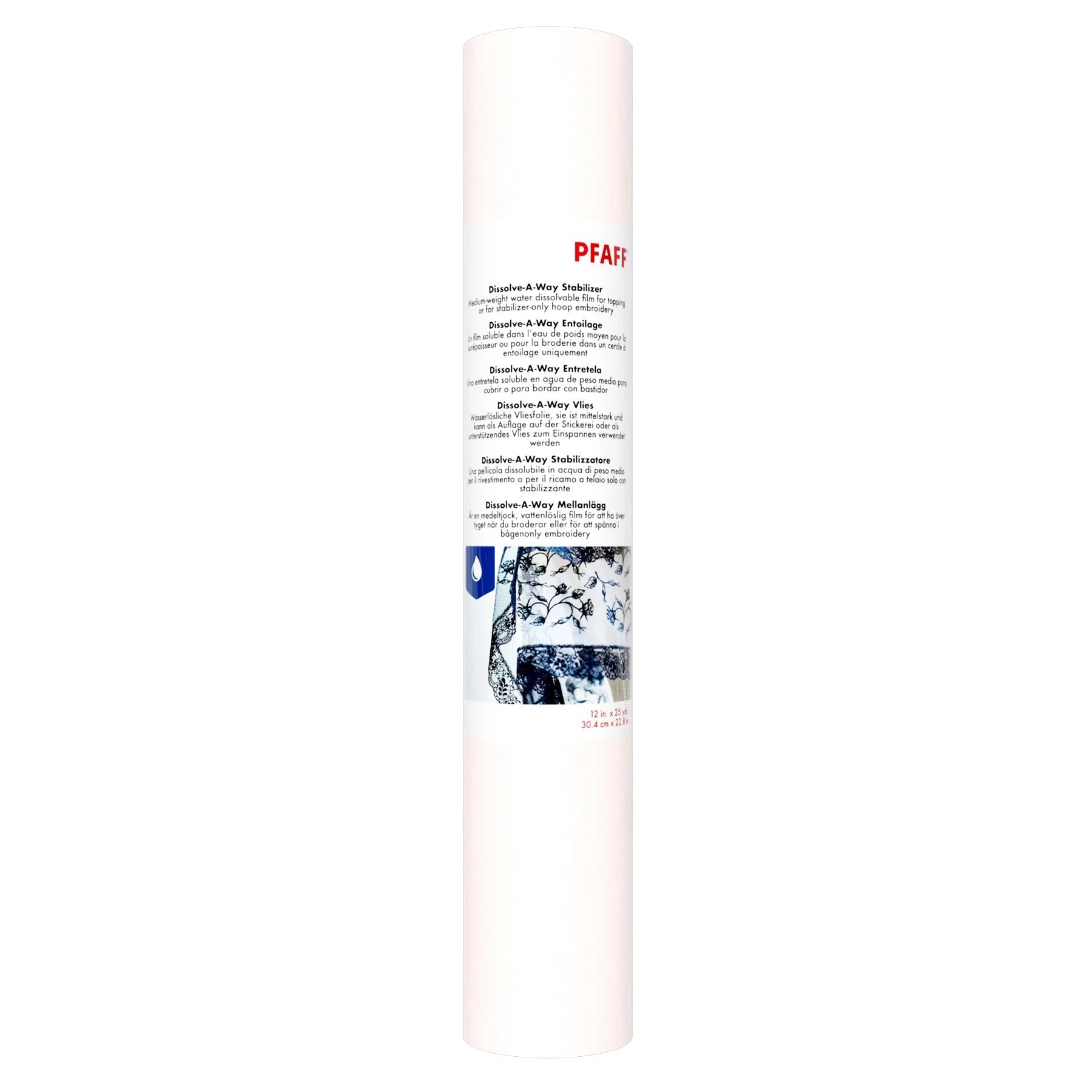 Pfaff Dissolve-A-Way Stabilizer - 12" x 15yds