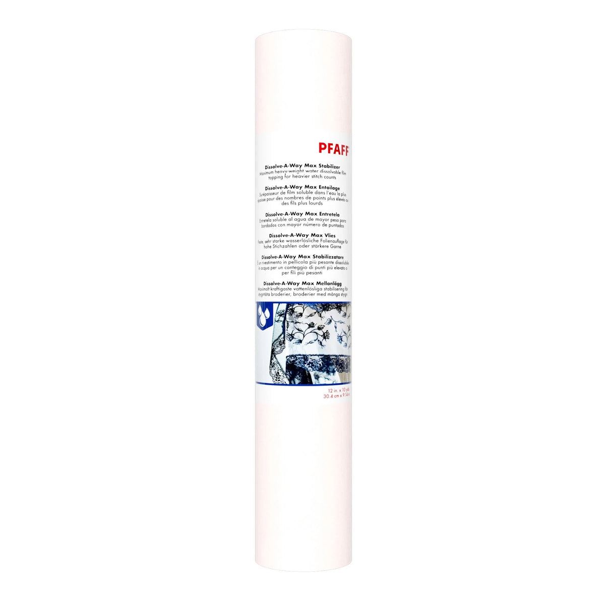 Pfaff Dissolve-A-Way Max Stabilizer - 12" x 10yds