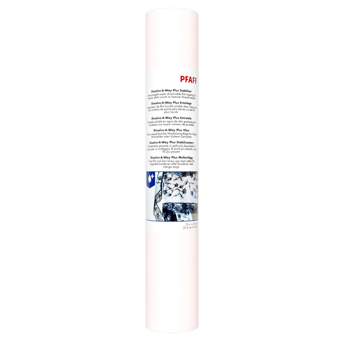 Pfaff Dissolve-A-Way Plus Stabilizer - 12" x 10yds